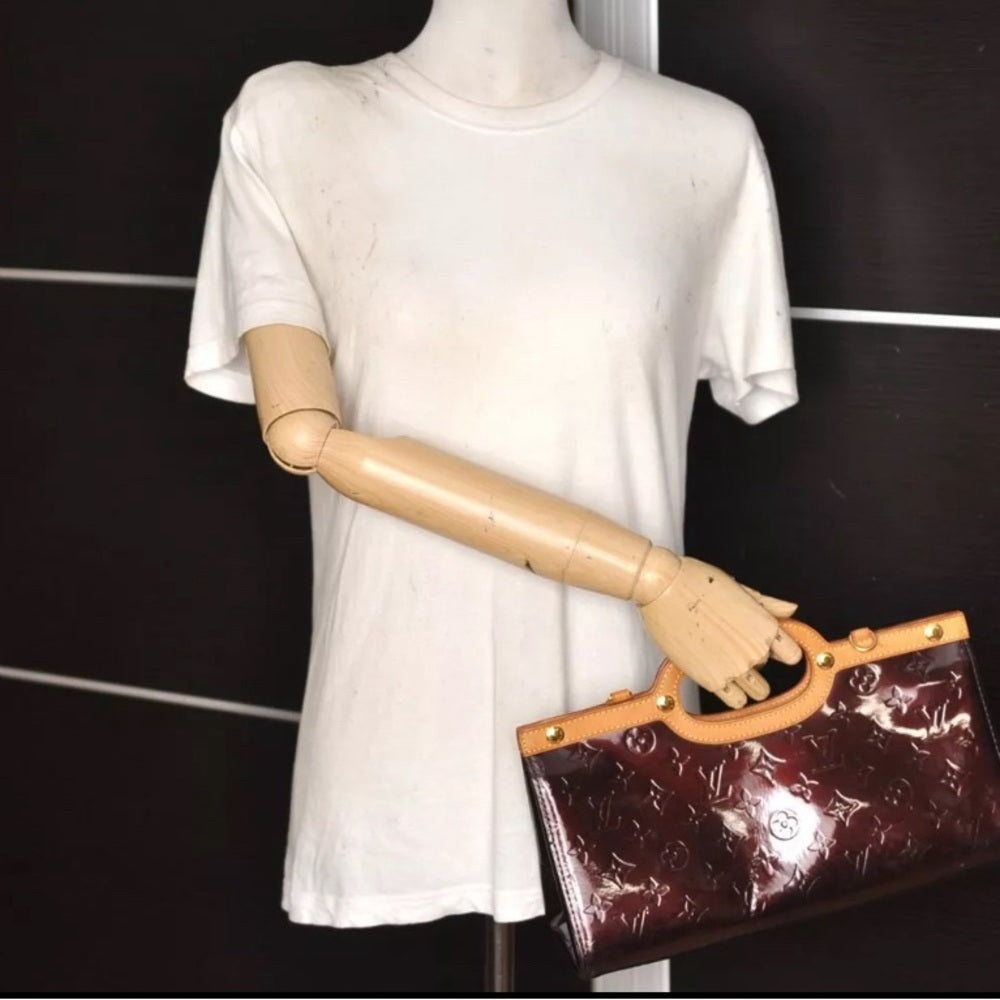 LV Vernis Roxbury Drive Wine Red Bag