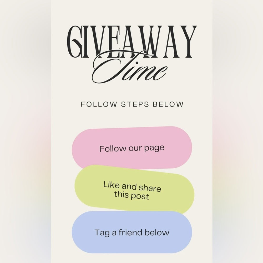 Unlisted GIVEAWAY for LIVE Shows only! 🥳🩵✨