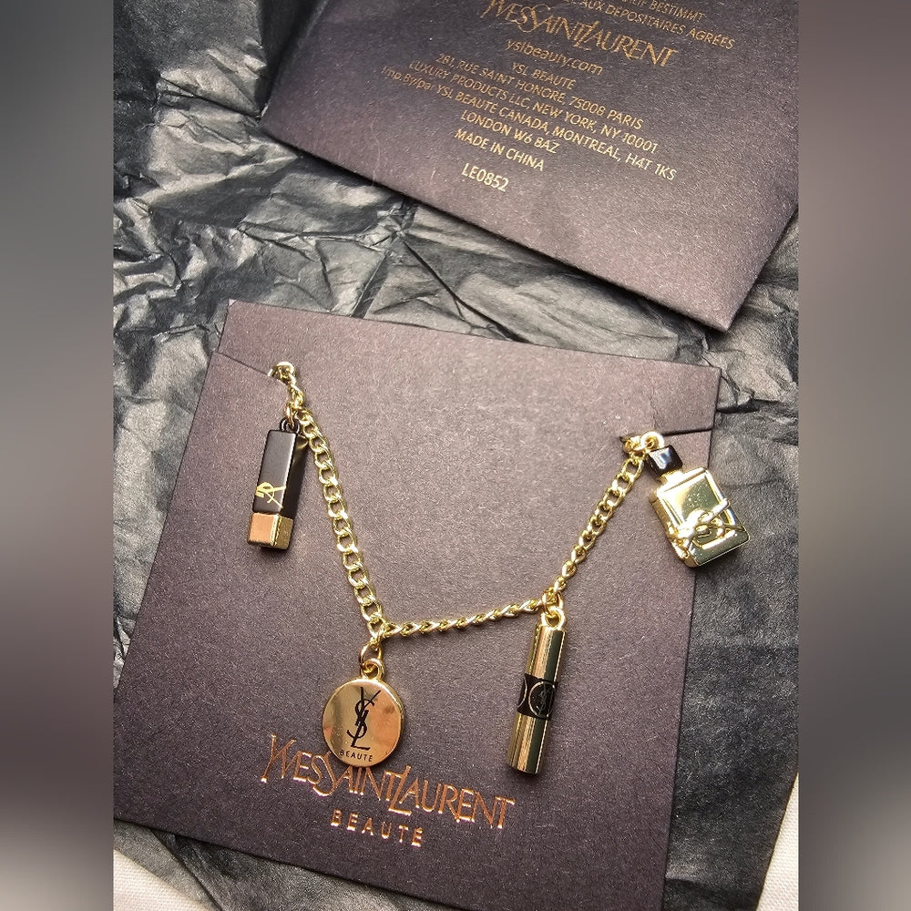 🆕 Beautiful YSL Beaute Limited Edition Charm Bracelet NWT!