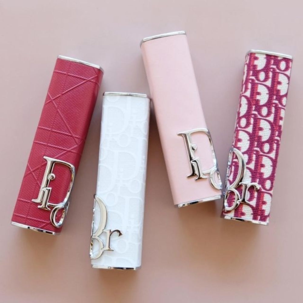 Dior Addict Burgandy Oblique Lipstick Case