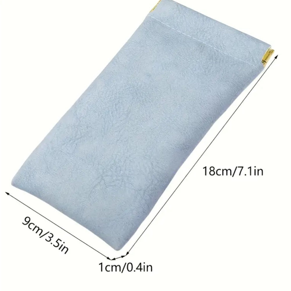 Faux Leather Glasses Pouch