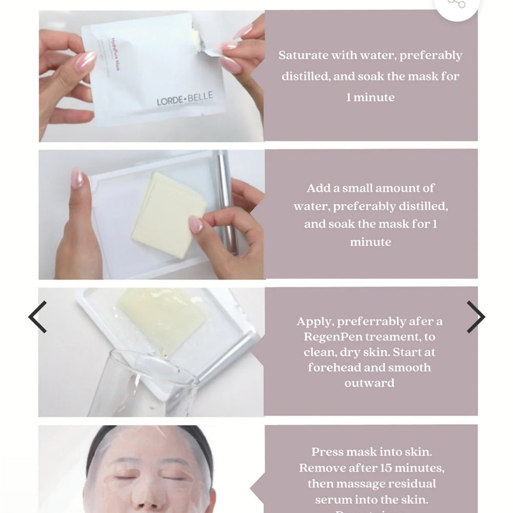 Lorde + Belle HydraPure Mask - White
