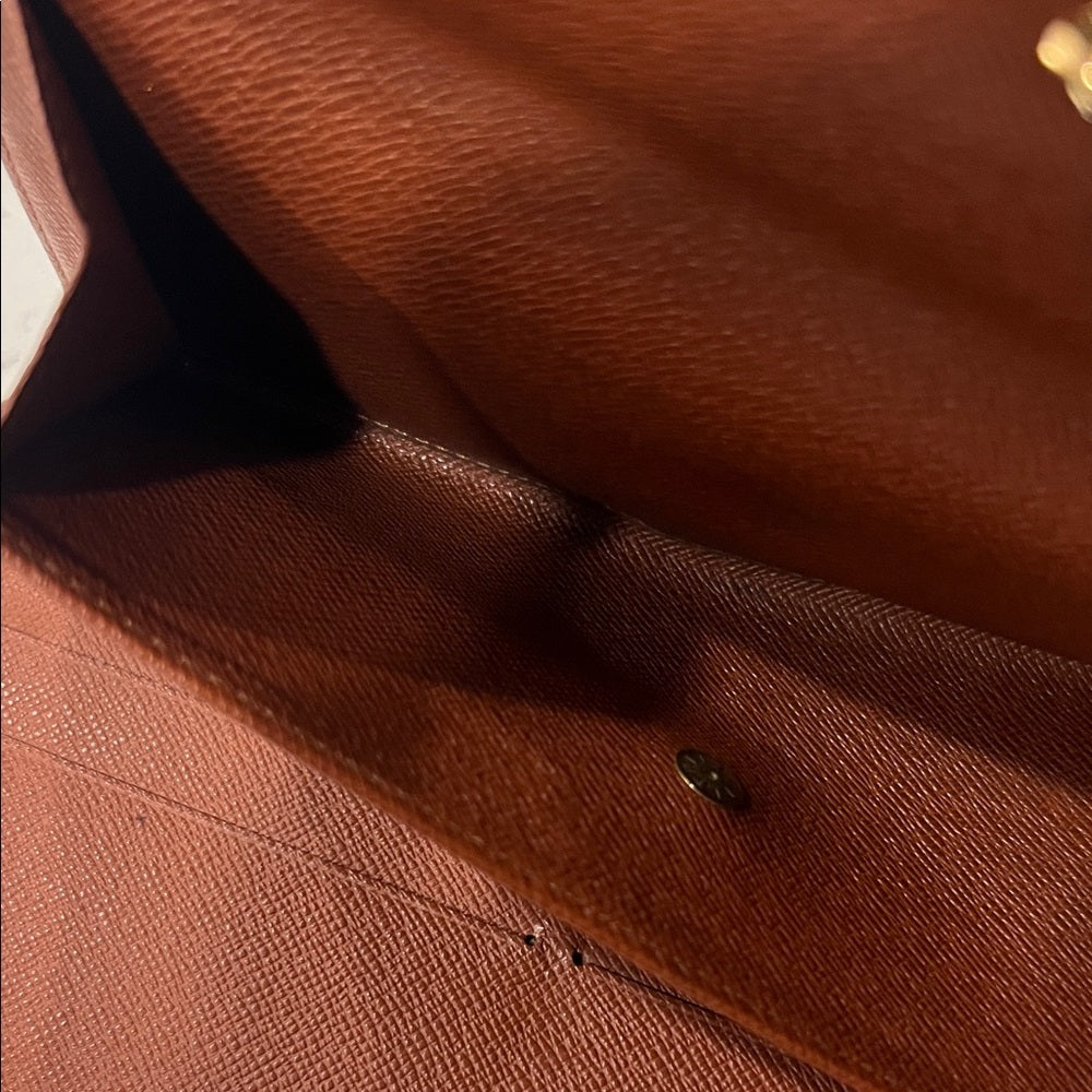 Louis Vuitton Brown Monogram Long Wallet