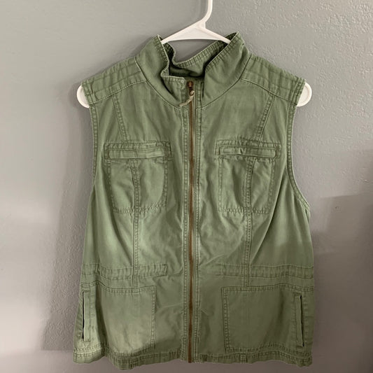 Green Fall Vest