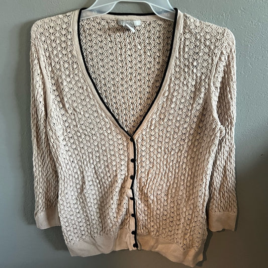 🆕 H&M Beige Cardigan- L