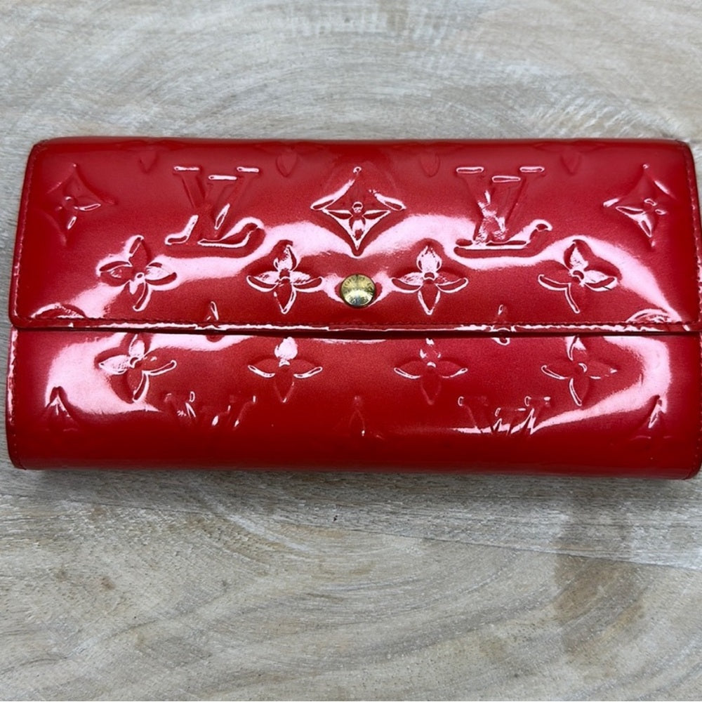 Louis Vuitton Red Wallet