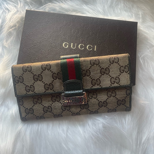 GUCCI SHERRY LINE LONG WALLET
