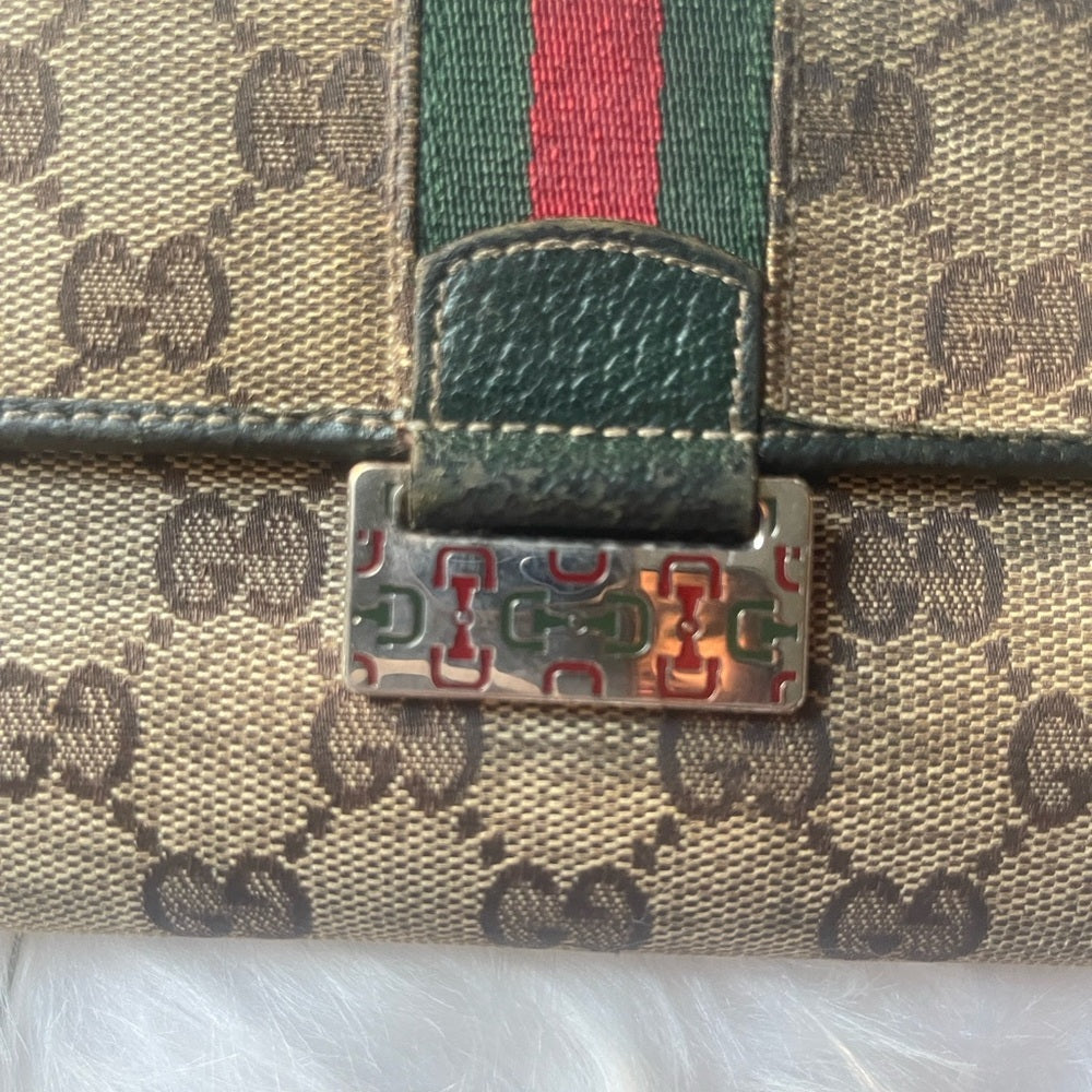 GUCCI SHERRY LINE LONG WALLET