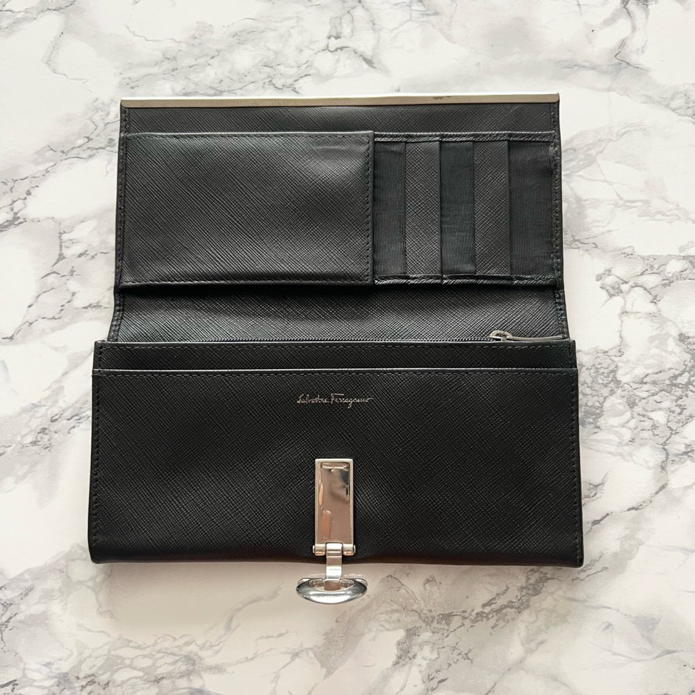Salvatoree Ferragamo Wallet - Black