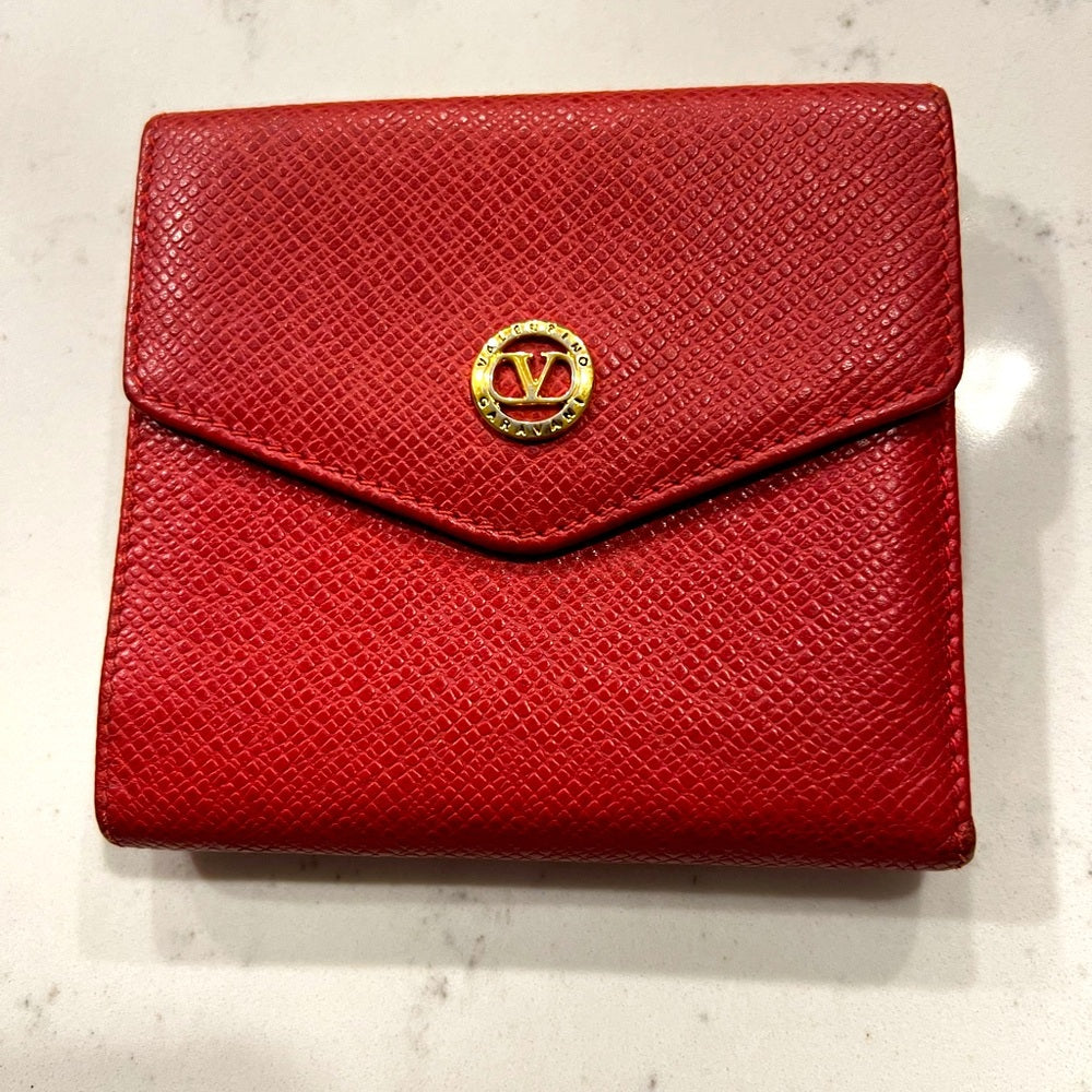 EUC Valentino Red Wallet