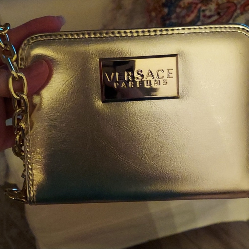 🆕 VERSACE CLUTCH/WRISTLET NWT