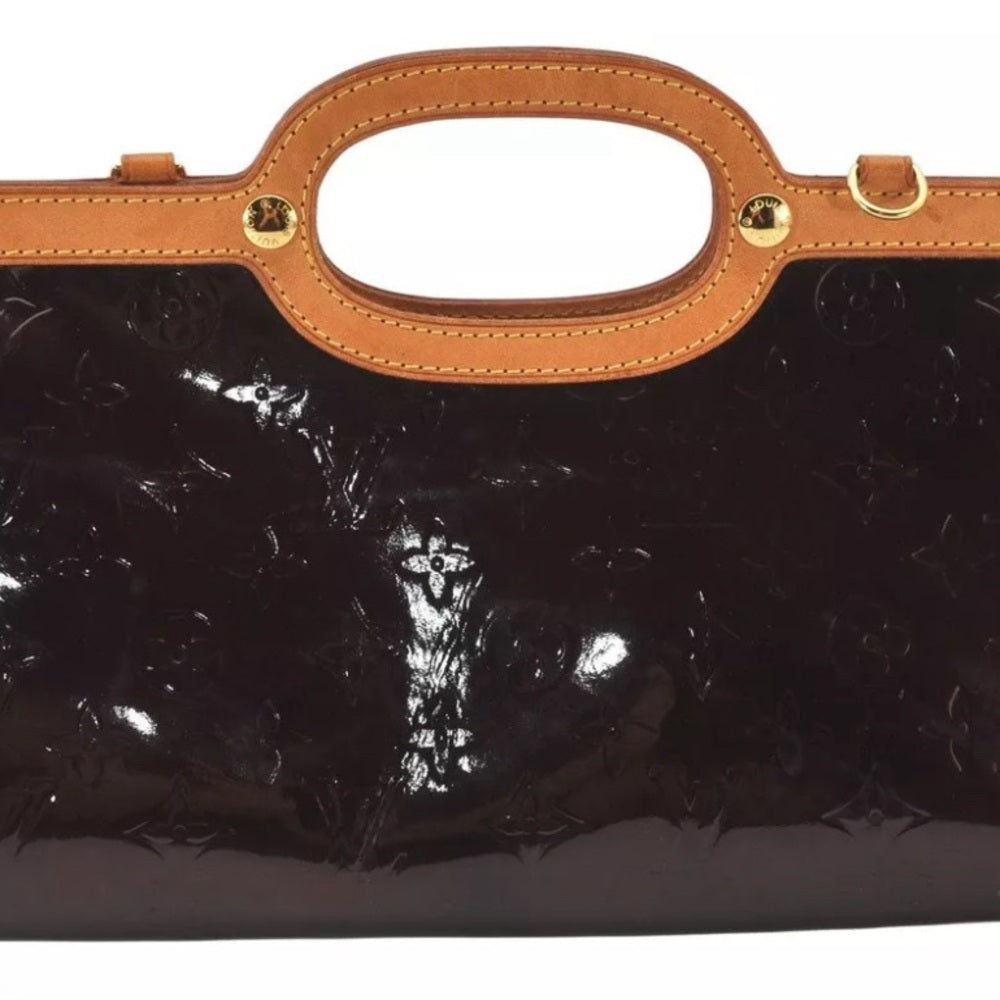 LV Vernis Roxbury Drive Wine Red Bag