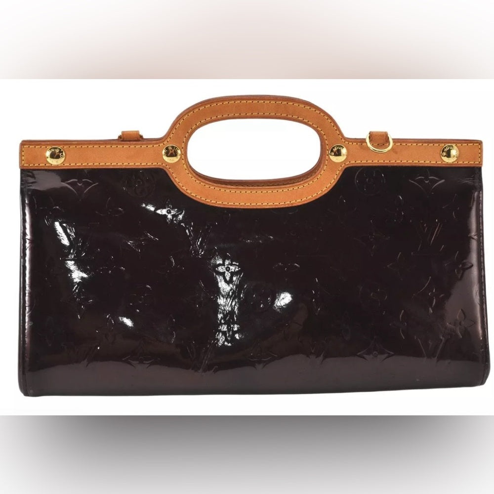LV Vernis Roxbury Drive Wine Red Bag