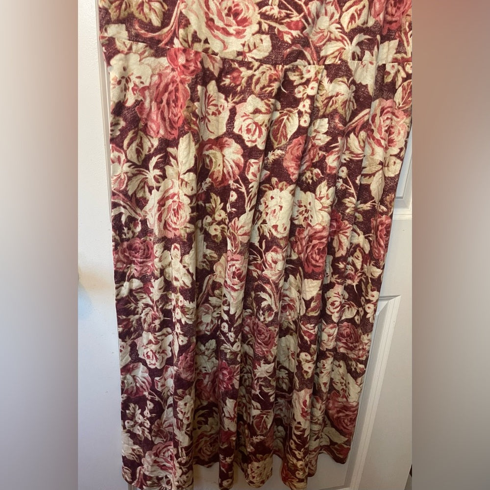 Chaps Sleeveless Floral Dress