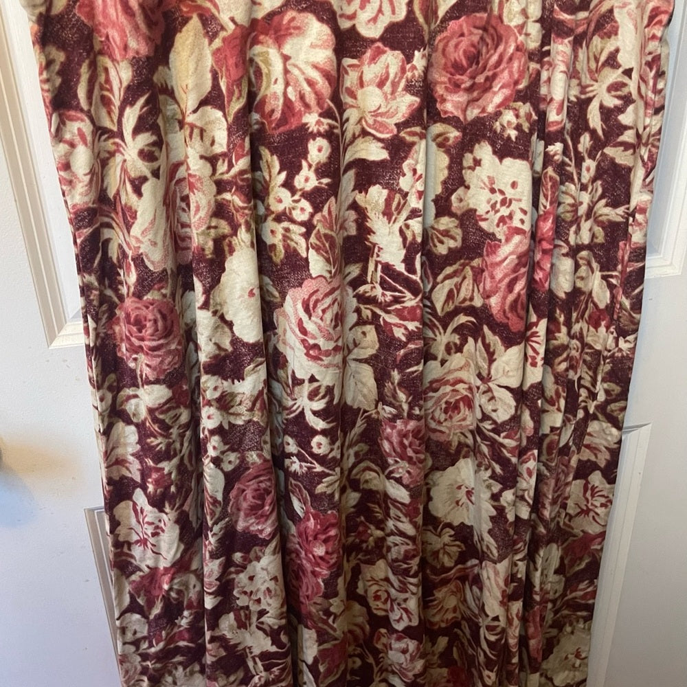 Chaps Sleeveless Floral Dress