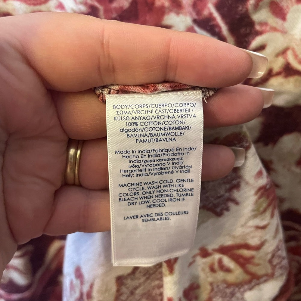 Chaps Sleeveless Floral Dress