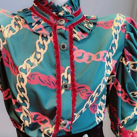 🆕 Zayla Top Green - Large