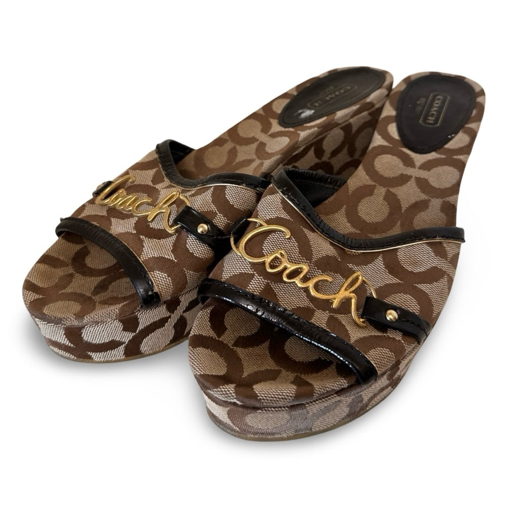 Preloved Authentic Coach Carissa Wedge