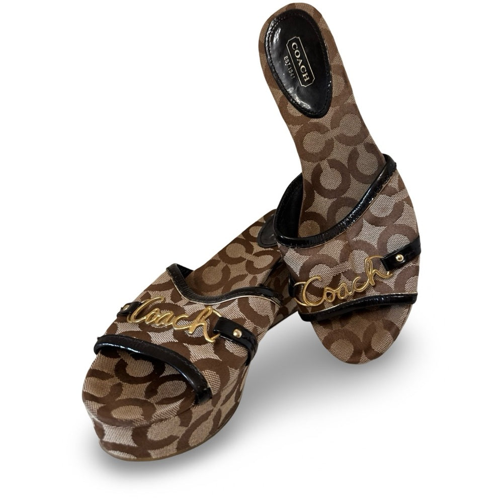 Preloved Authentic Coach Carissa Wedge