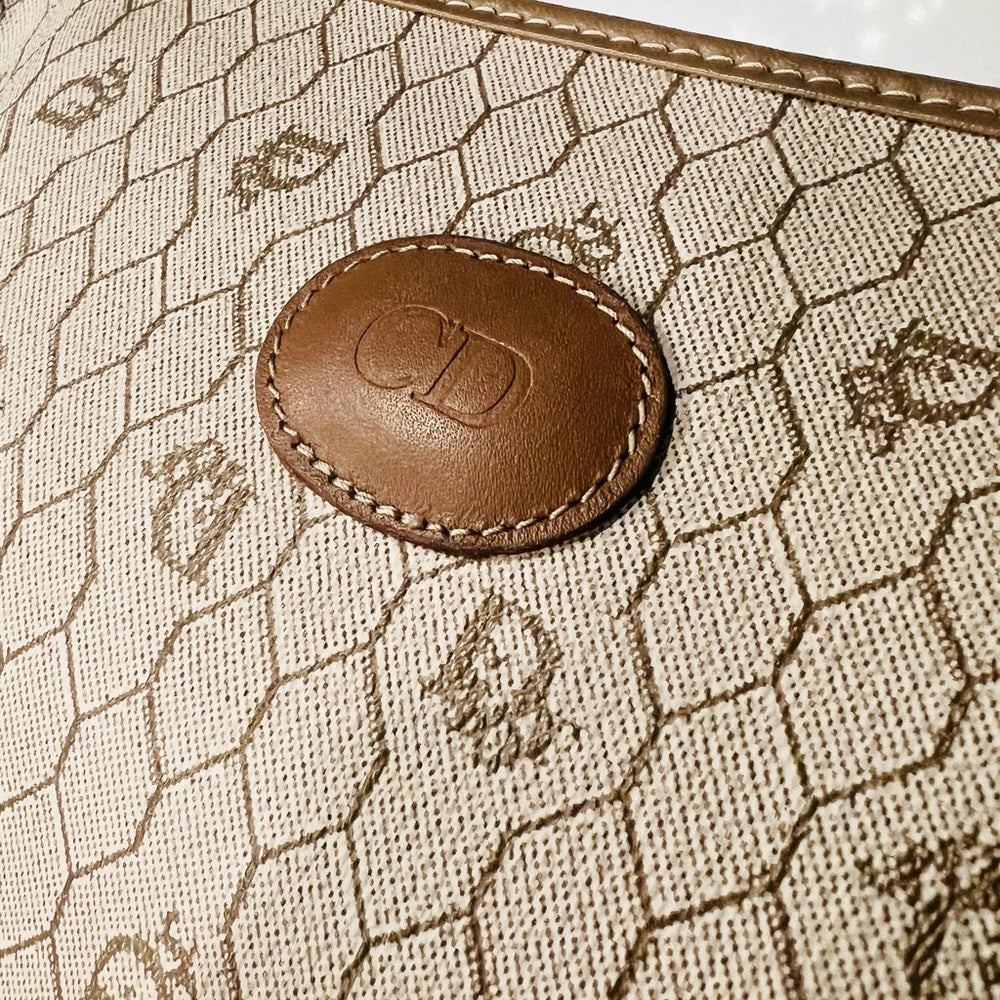 DIOR Vintage Honeycomb Clutch Pouch