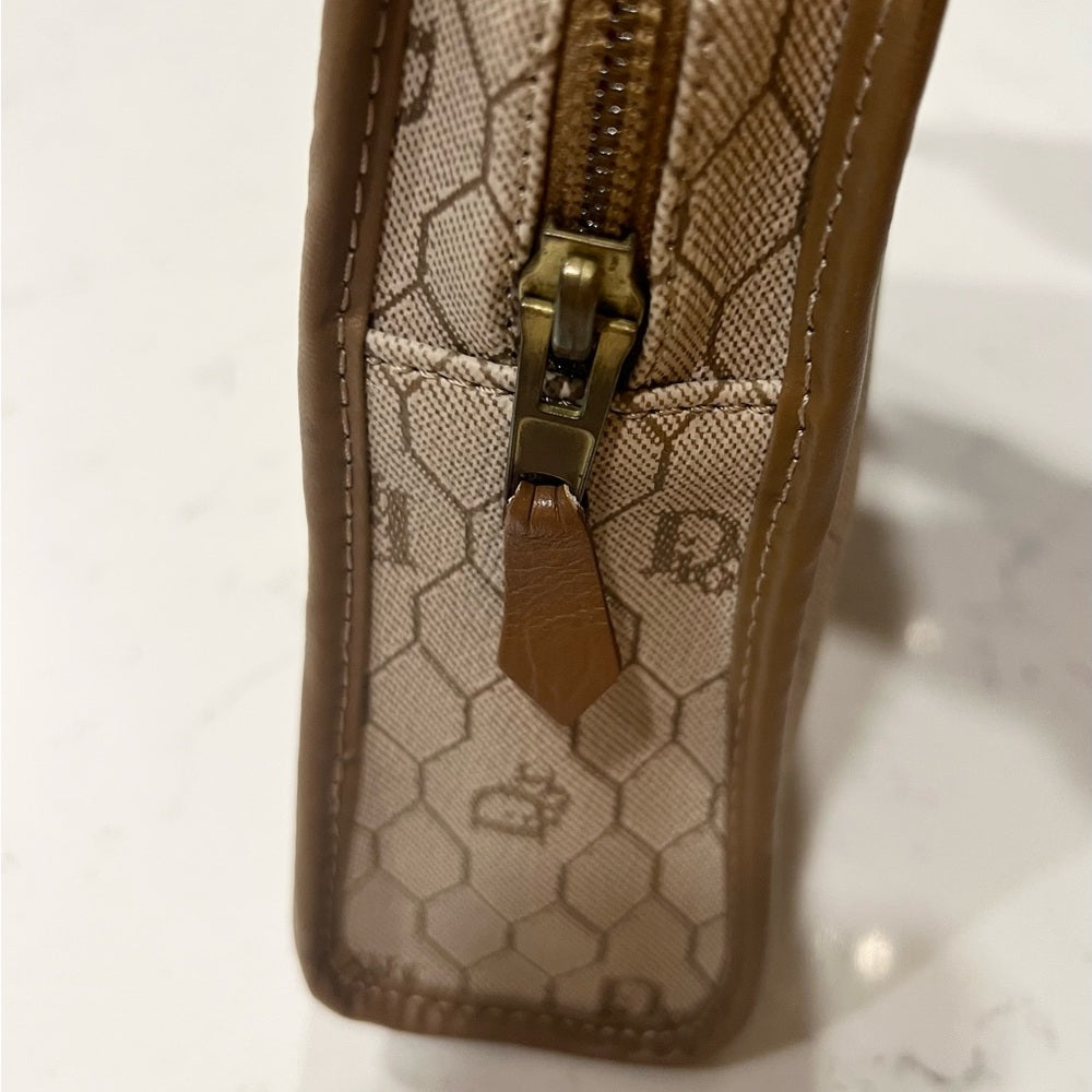 DIOR Vintage Honeycomb Clutch Pouch