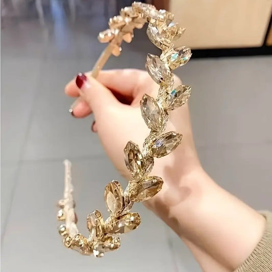 🆕 Aphrodite Gold Crystal Headband