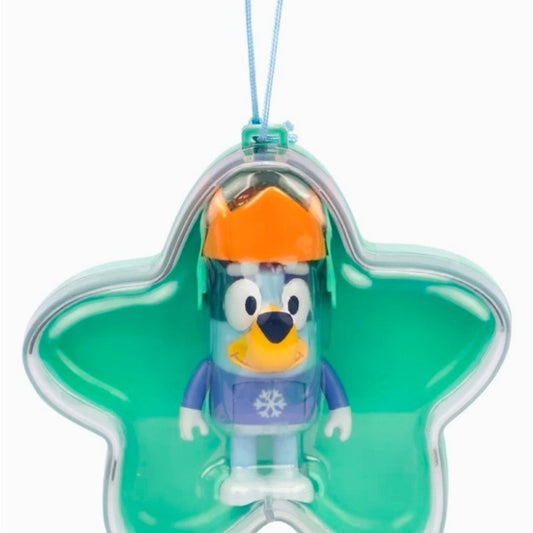 Bluey Star ⭐️ Ornament with Character Figure