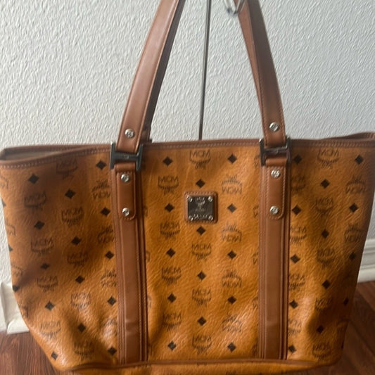 MCM Cognac Tote