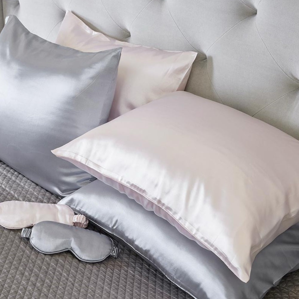 Luxury Bella Sleep & Spa- Silk & Bamboo Pillowcase - Blush Color