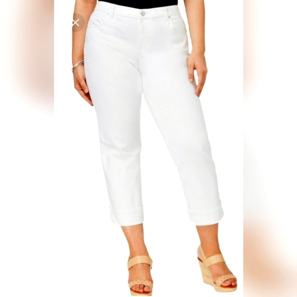 Style & Co. Women's White Ankle Jeans