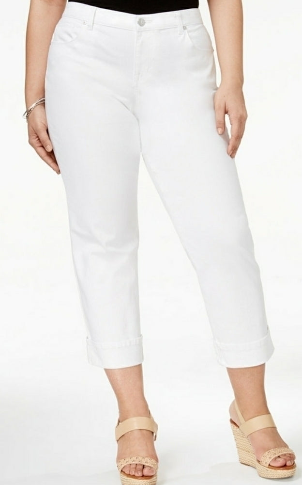 Style & Co. Women's White Ankle Jeans