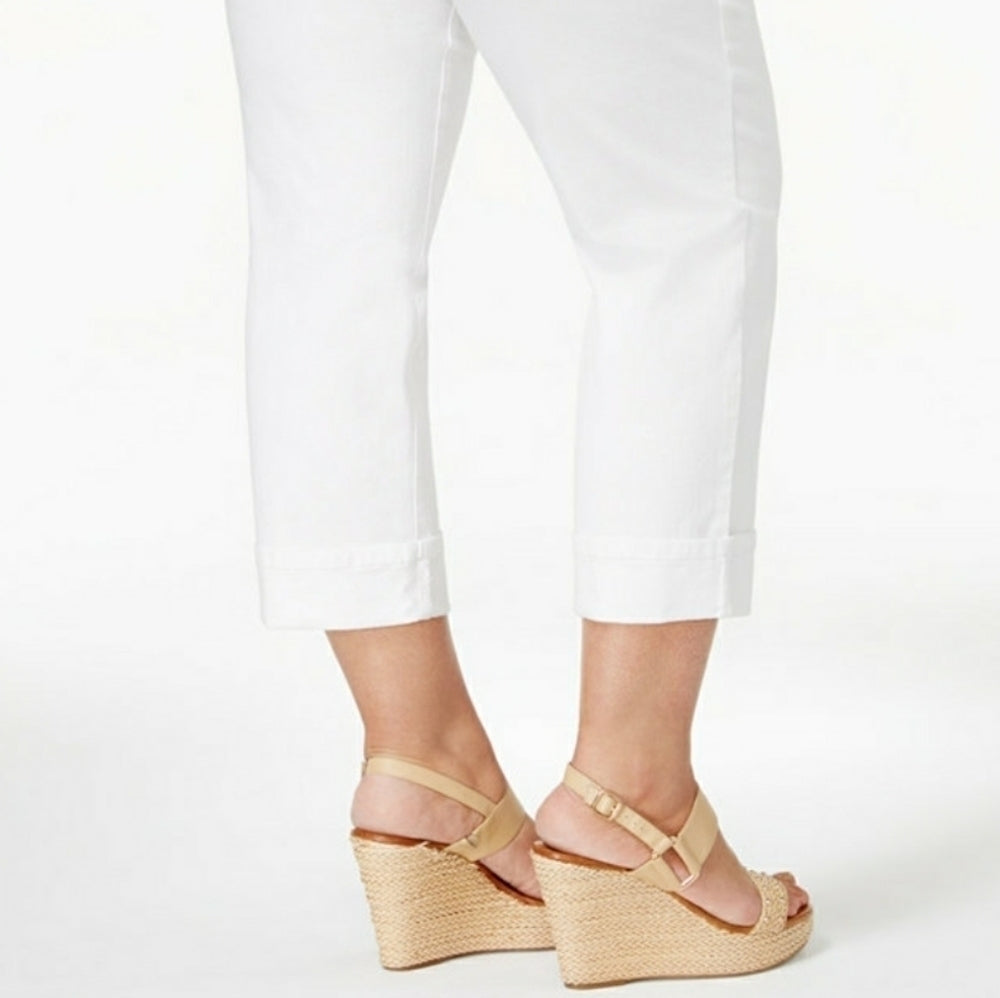 Style & Co. Women's White Ankle Jeans