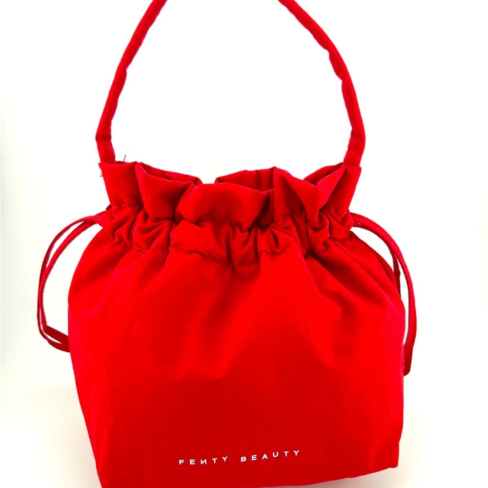 Fenty Beauty Bold Red Cosmetic Bag