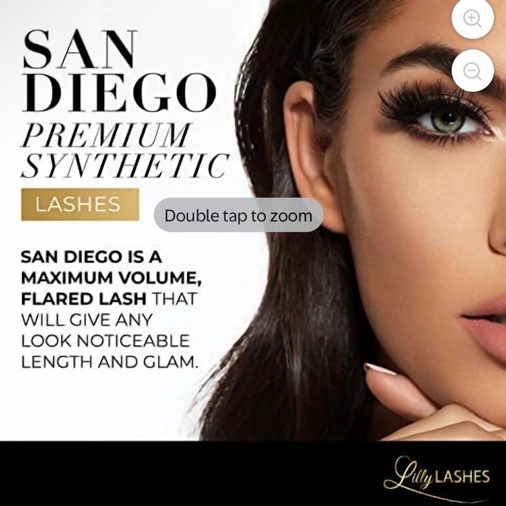 Lilly Lashes Dramatic Black Eyelashes